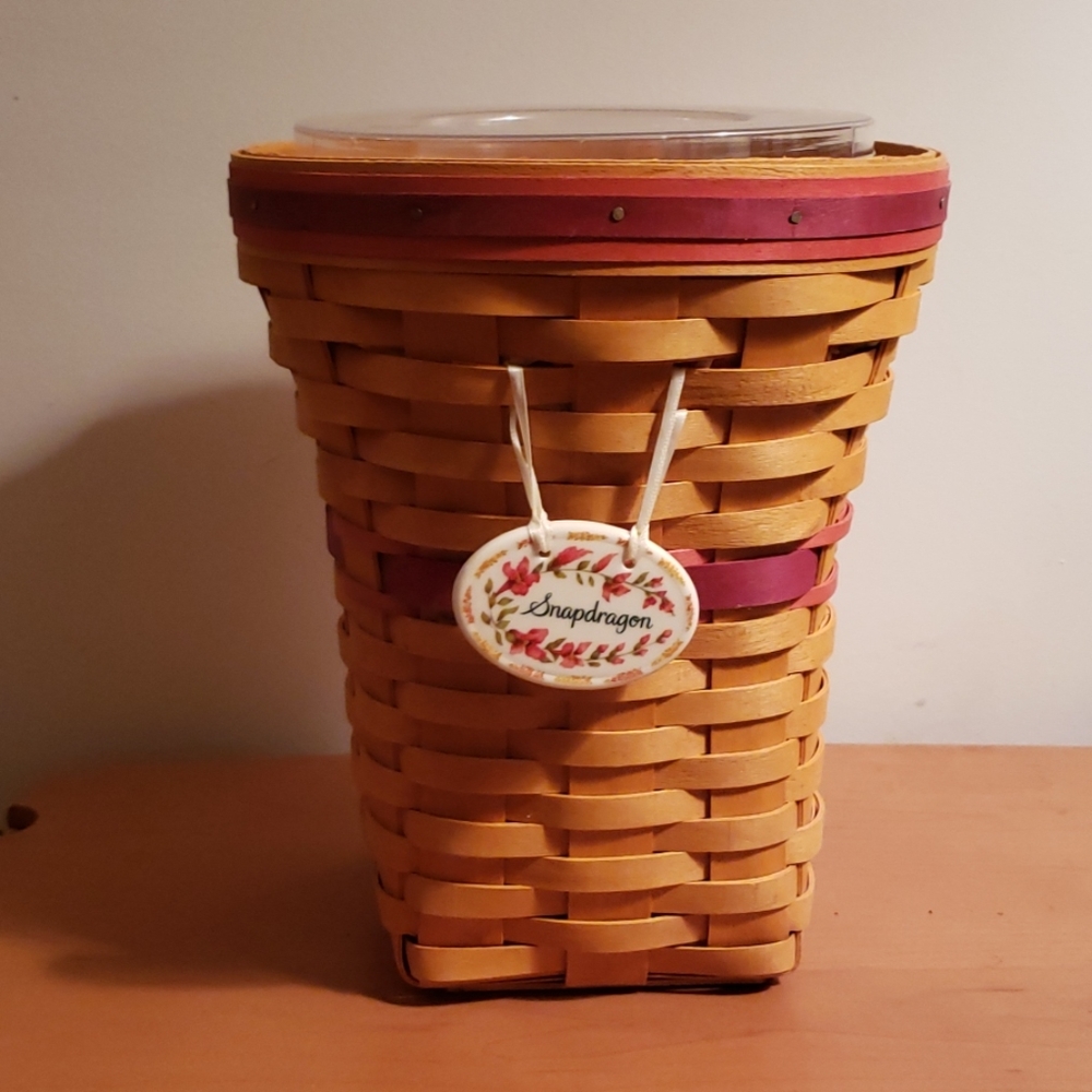 1998 Longaberger Snapdragon Basket